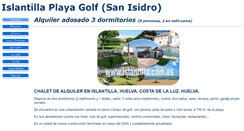 Desktop Screenshot of islantilla.com.es