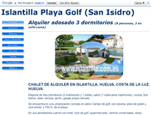 Tablet Screenshot of islantilla.com.es